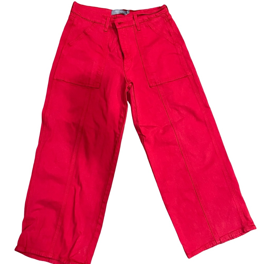 Petite Red Pants